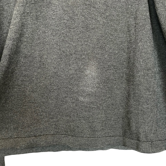 Alfani Men’s Grey V-Neck Long Sleeve Vintage Sweater Shirt Top size Large - Picture 4 of 4